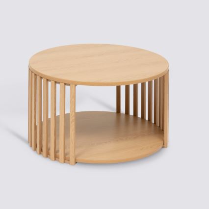 5five - Konferenční stolek VINKY pr. 60 cm hnědá