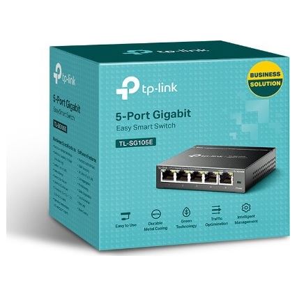 5portový gigabitový Easy Smart switch