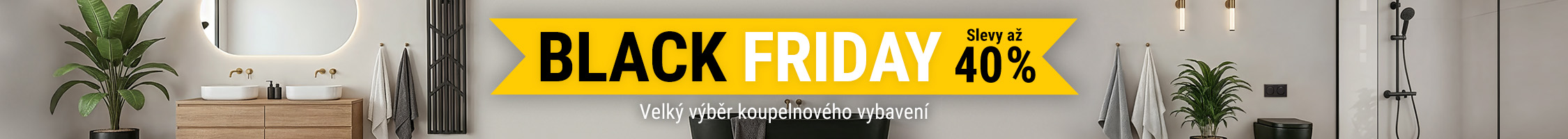 Black Friday 2025 - koupelny