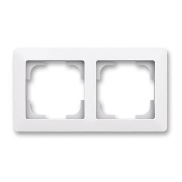 ABB 3901T-A00020 500 - Rámeček dvojitý ZONI bílá