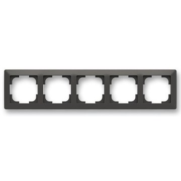 ABB 3901T-A00050 137 - Rámeček pětinásobný ZONI matná černá