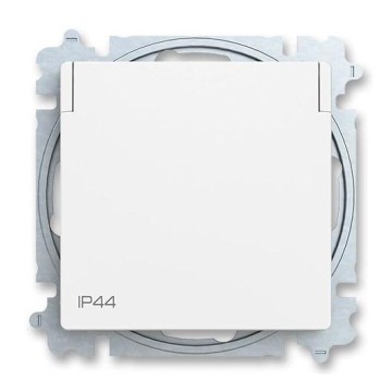 ABB 6619T-A06995 240 - Zásuvka domovní bez rámečku ZONI 250V IP44 matná bílá