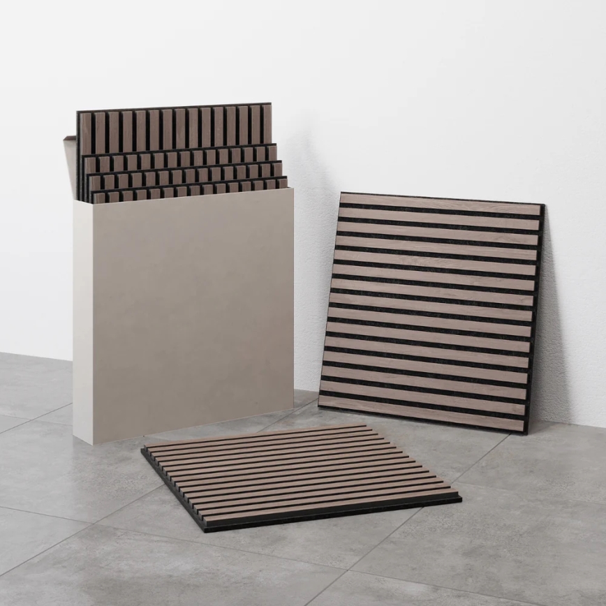 ADA 4x Akustický obkl panel DANVIKEN 60x60 cm ořech