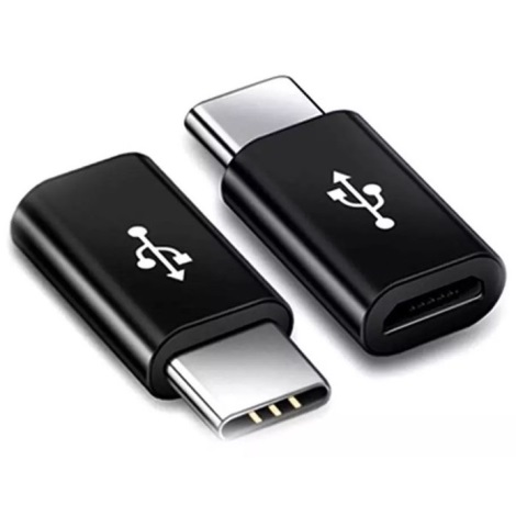 Adaptér Micro USB na USB-C černá