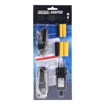 Adaptér nahrazující baterie AA/AAA IP44