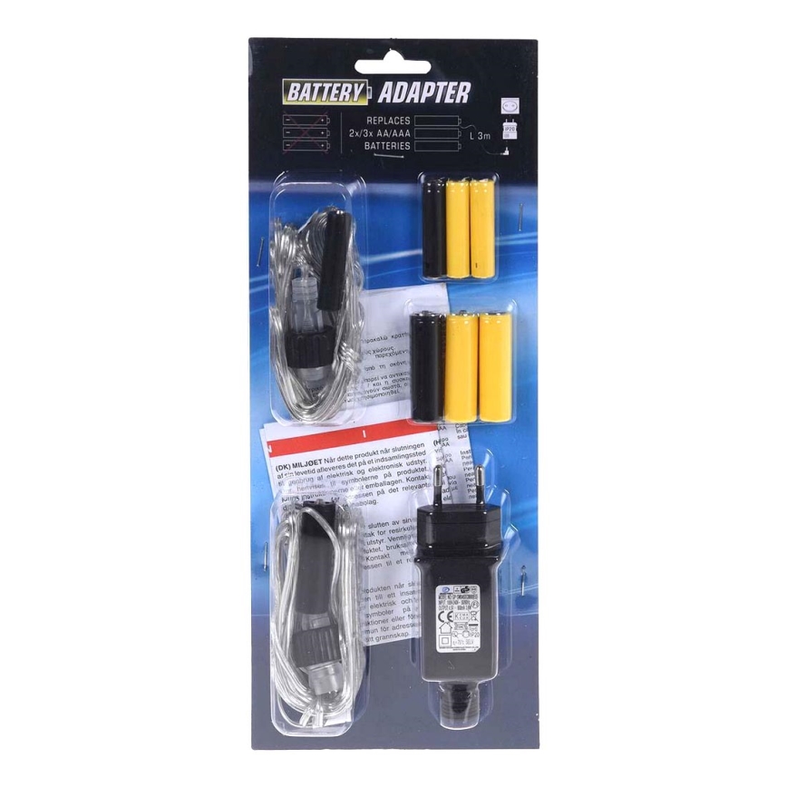 Adaptér nahrazující baterie AA/AAA IP44
