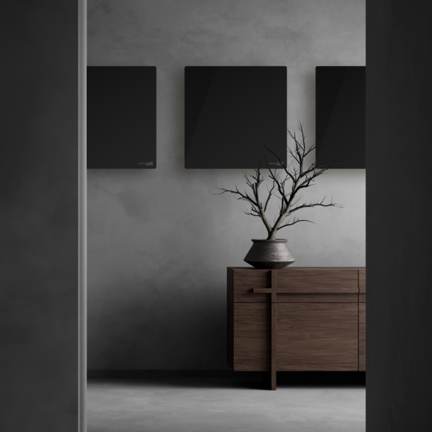 AENO - Chytrý elektrický infrapanel 500W časovač/termostat Wi-Fi bílá