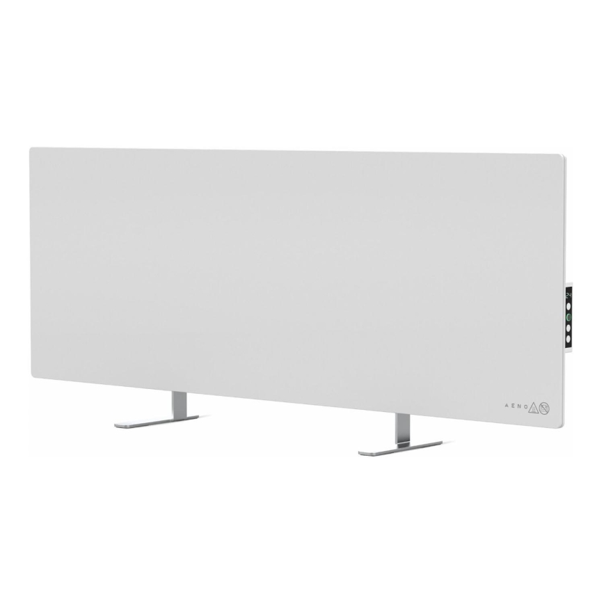 AENO - Chytrý elektrický infrapanel s LED displejem 700W časovač/termostat IP44 Wi-fi bílá
