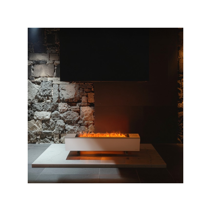 AENO - Chytrý elektrický přímotop/konketor 1000/2000W bílá