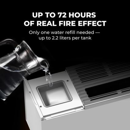 AENO - Chytrý elektrický přímotop/konketor 1000/2000W bílá