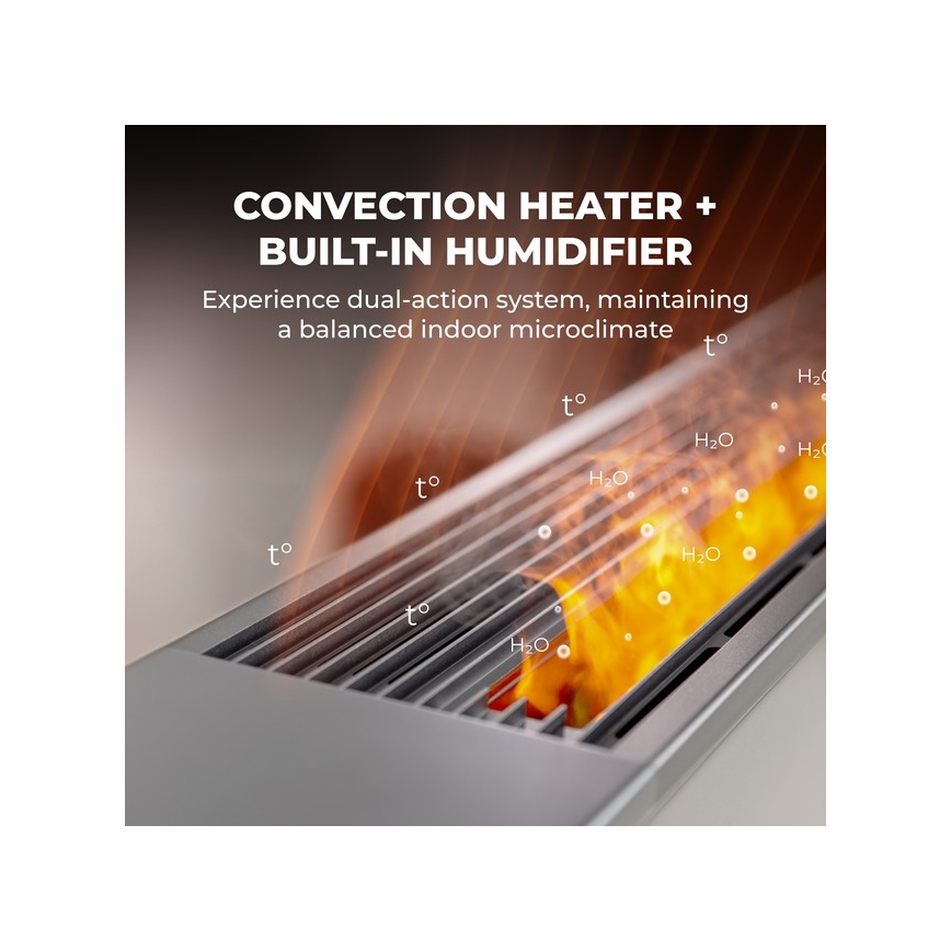 AENO - Chytrý elektrický přímotop/konvektor 1000/2000W bílá