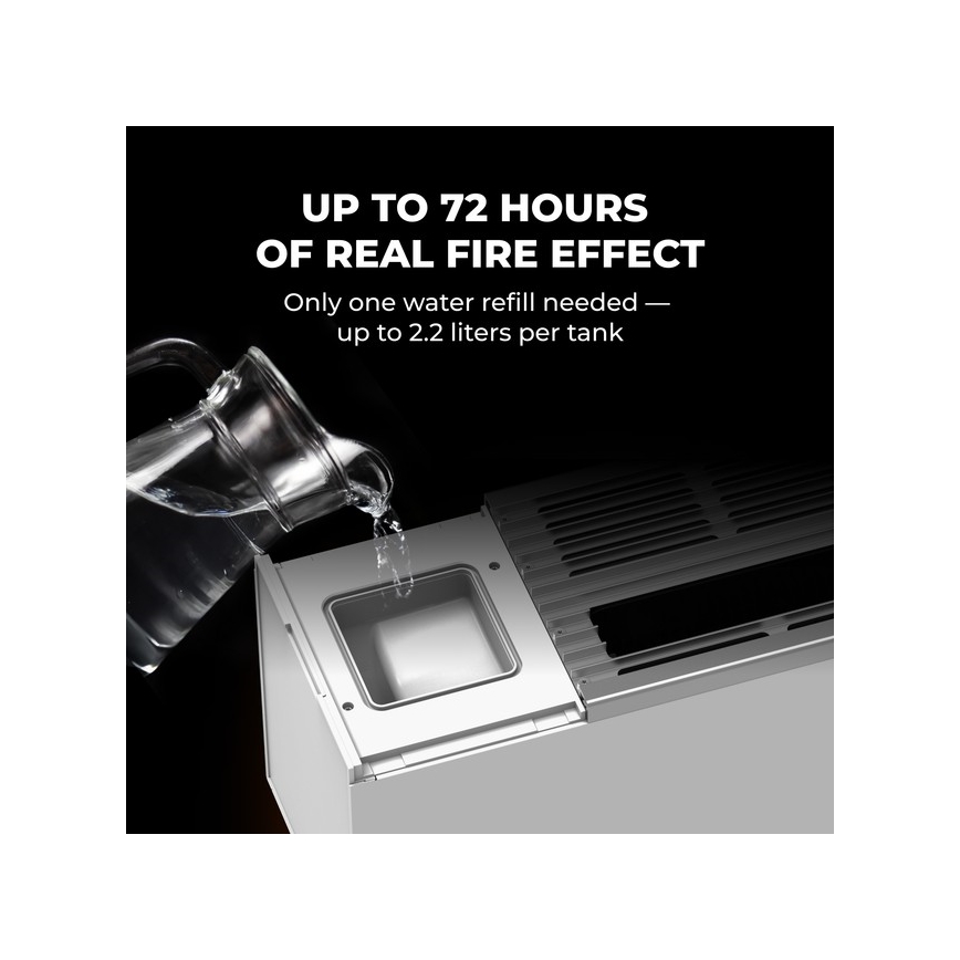 AENO - Chytrý elektrický přímotop/konvektor 1000/2000W bílá