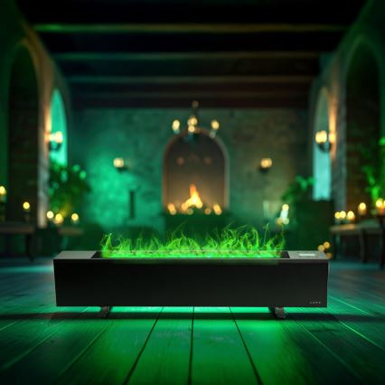 AENO - Chytrý elektrický přímotop/konvektor 1000/2000W černá