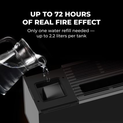 AENO - Chytrý elektrický přímotop/konvektor 1000/2000W černá