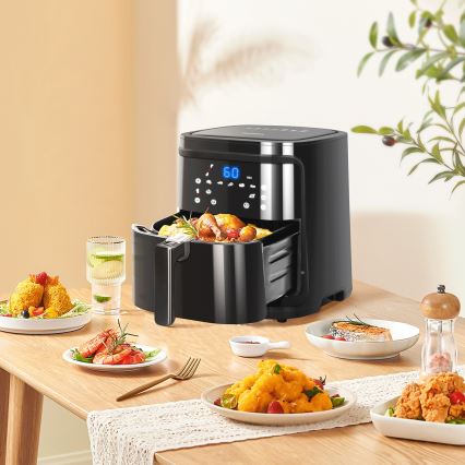 Aigostar - Chytrá horkovzdušná fritéza 7l 1900W/230V/60min Wi-Fi