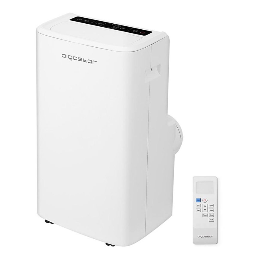 Aigostar - Chytrá mobilní klimatizace 1337W/230V 12000 BTU Wi-Fi bílá + dálkové ovládání
