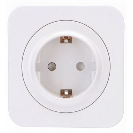 Aigostar - Domovní zásuvka s rámečkem SCHUKO 250V/16A bílá