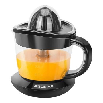 Aigostar - Elektrický lis na citrusy 1l 40W/230V černá