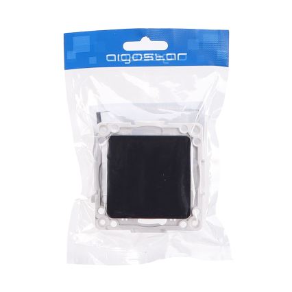 Aigostar - Jednoduchý vypínač bez rámečku č. 6 černá