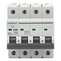 Aigostar - Jistič 4-fázový 4P-20A-C 400V
