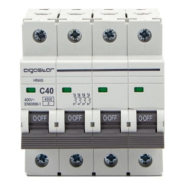 Aigostar - Jistič 4-fázový 4P-40A-C 400V