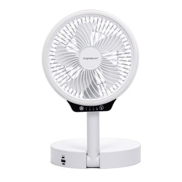 Aigostar - LED Bezdrátový skládací ventilátor s USB portem 6,5W/5V 8000 mAh