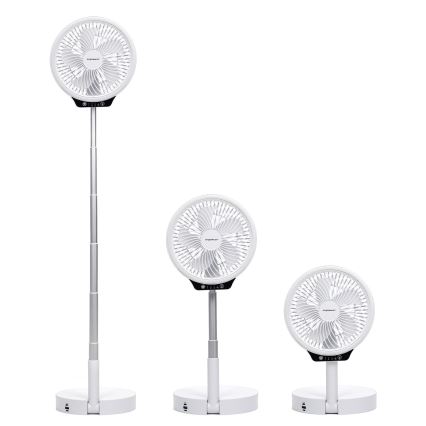 Aigostar - LED Bezdrátový skládací ventilátor s USB portem 6,5W/5V 8000 mAh