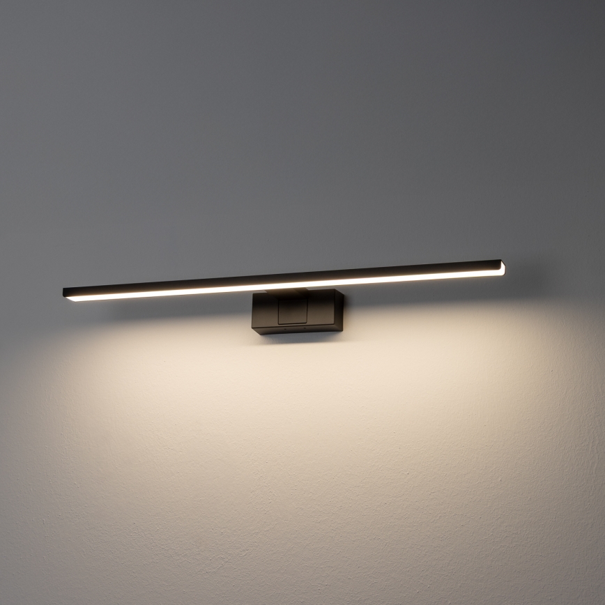 Aigostar - LED Koupelnové osvětlení zrcadla LED/12W/230V 4000K 60 cm IP44 černá