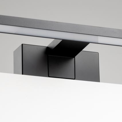 Aigostar - LED Koupelnové osvětlení zrcadla LED/12W/230V 4000K 60 cm IP44 černá