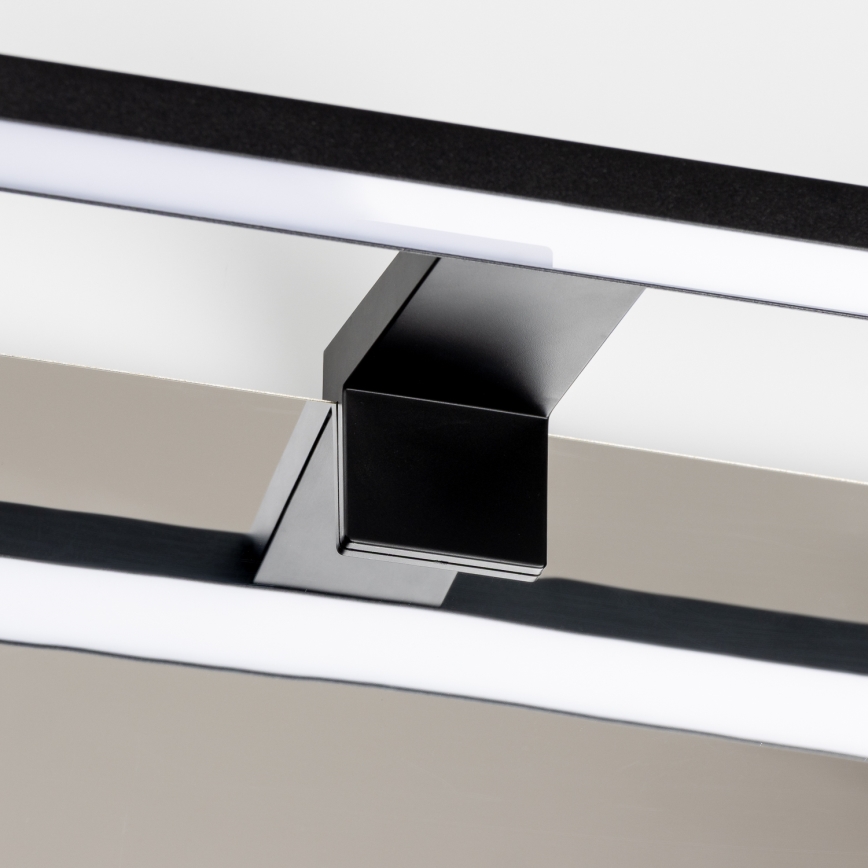 Aigostar - LED Koupelnové osvětlení zrcadla LED/12W/230V 4000K 60 cm IP44 černá