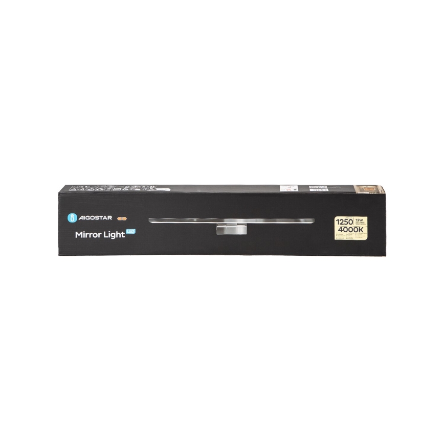 Aigostar - LED Koupelnové osvětlení zrcadla LED/12W/230V 4000K 60cm IP44 hliník