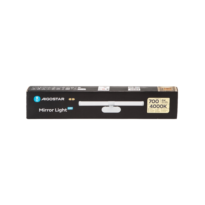 Aigostar - LED Koupelnové osvětlení zrcadla LED/6W/230V 4000K 40cm IP44