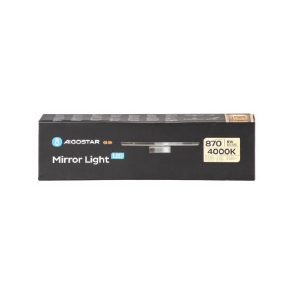 Aigostar - LED Koupelnové osvětlení zrcadla LED/8W/230V 4000K 40cm IP44