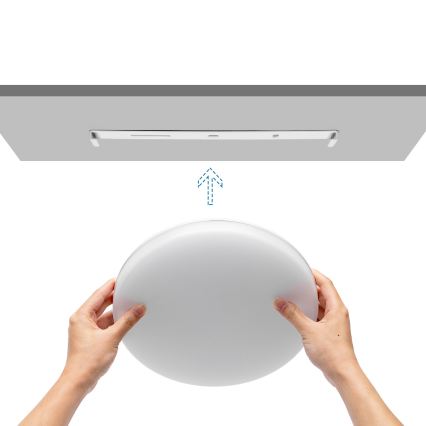Aigostar - LED Stmívatelné koupelnové stropní svítidlo LED/24W/230V 3000K-6500K IP54 pr. 33 cm + dálkové ovládání