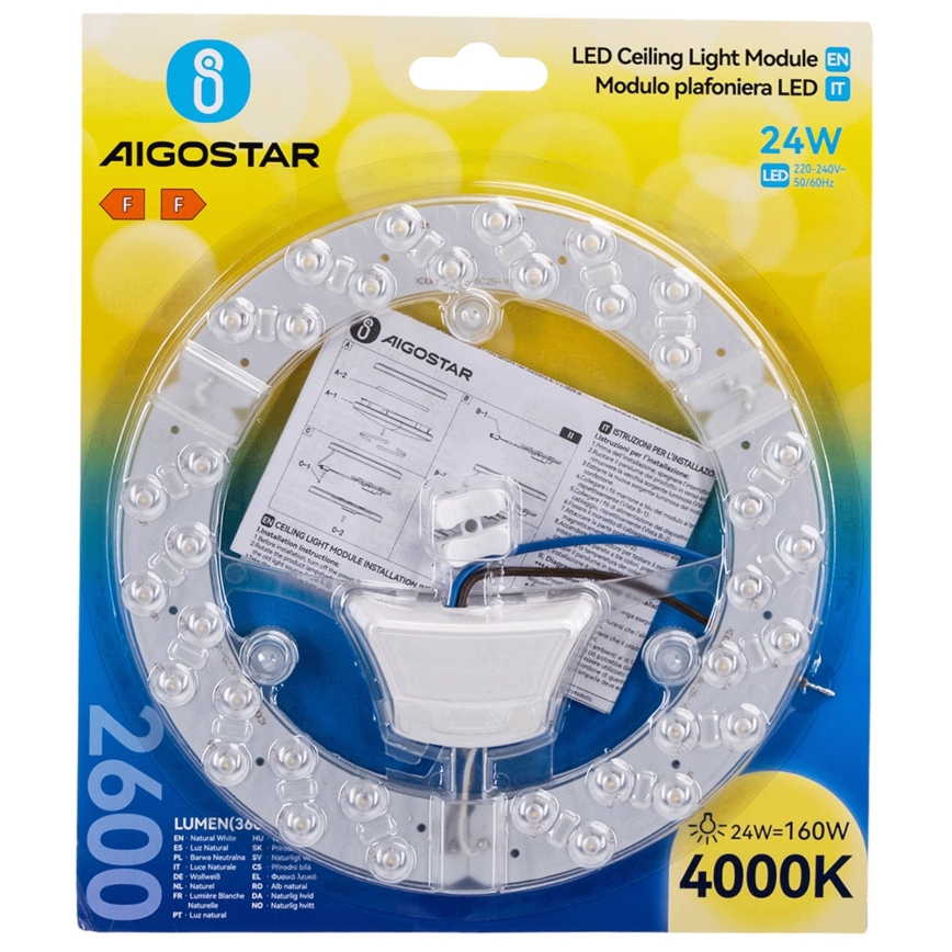 Aigostar - LED Magnetický modul LED/24W/230V 4000K