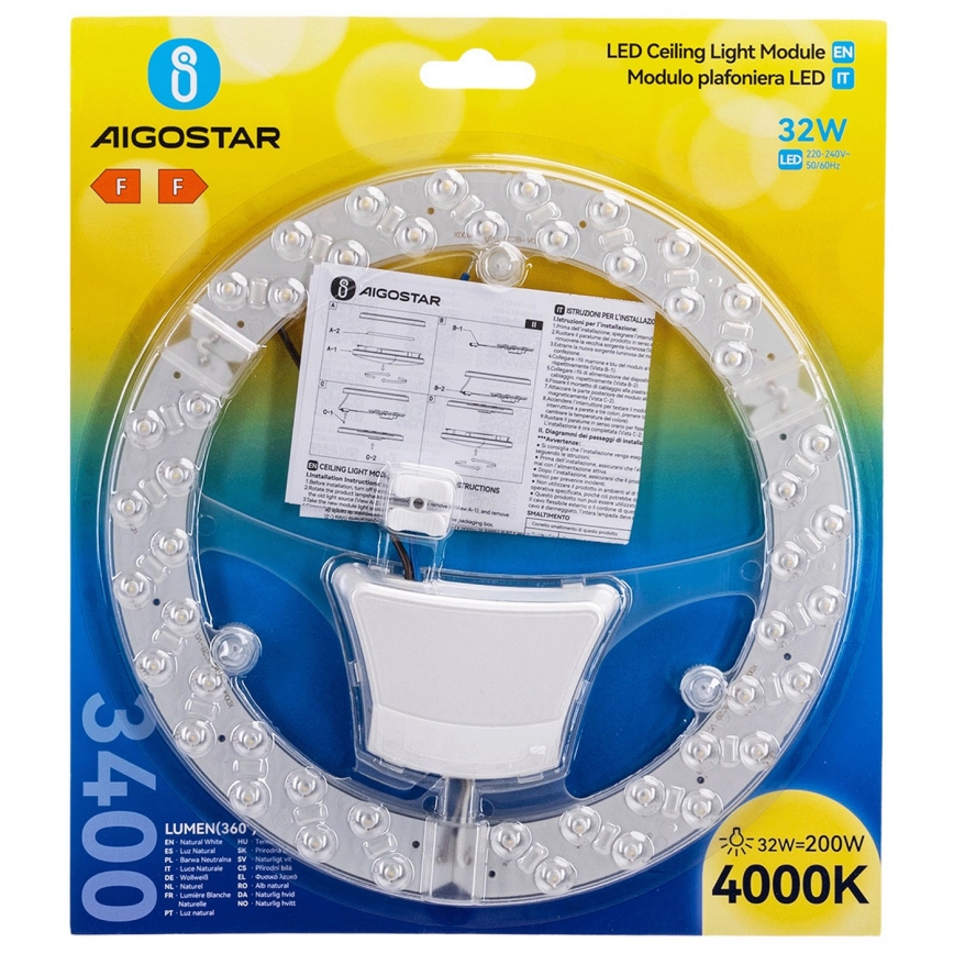 Aigostar - LED Magnetický modul LED/32W/230V 4000K