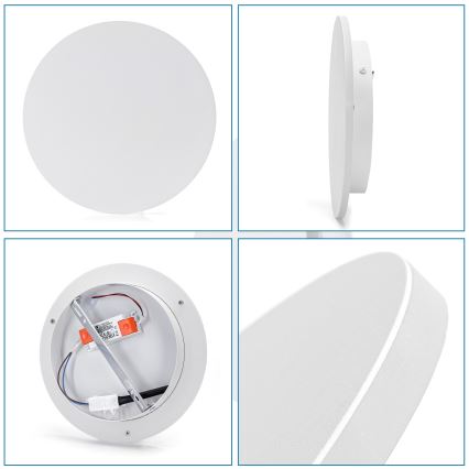 Aigostar - LED Nástěnné svítidlo LED/12W/230V 6500K 25 cm bílá