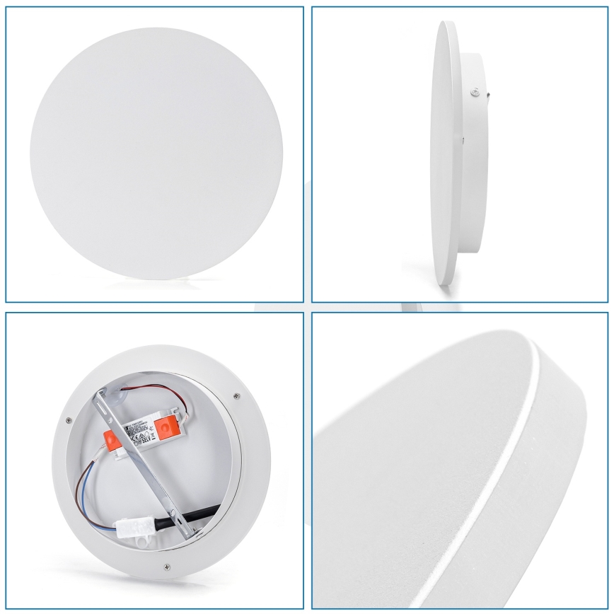 Aigostar - LED Nástěnné svítidlo LED/12W/230V 6500K 25 cm bílá