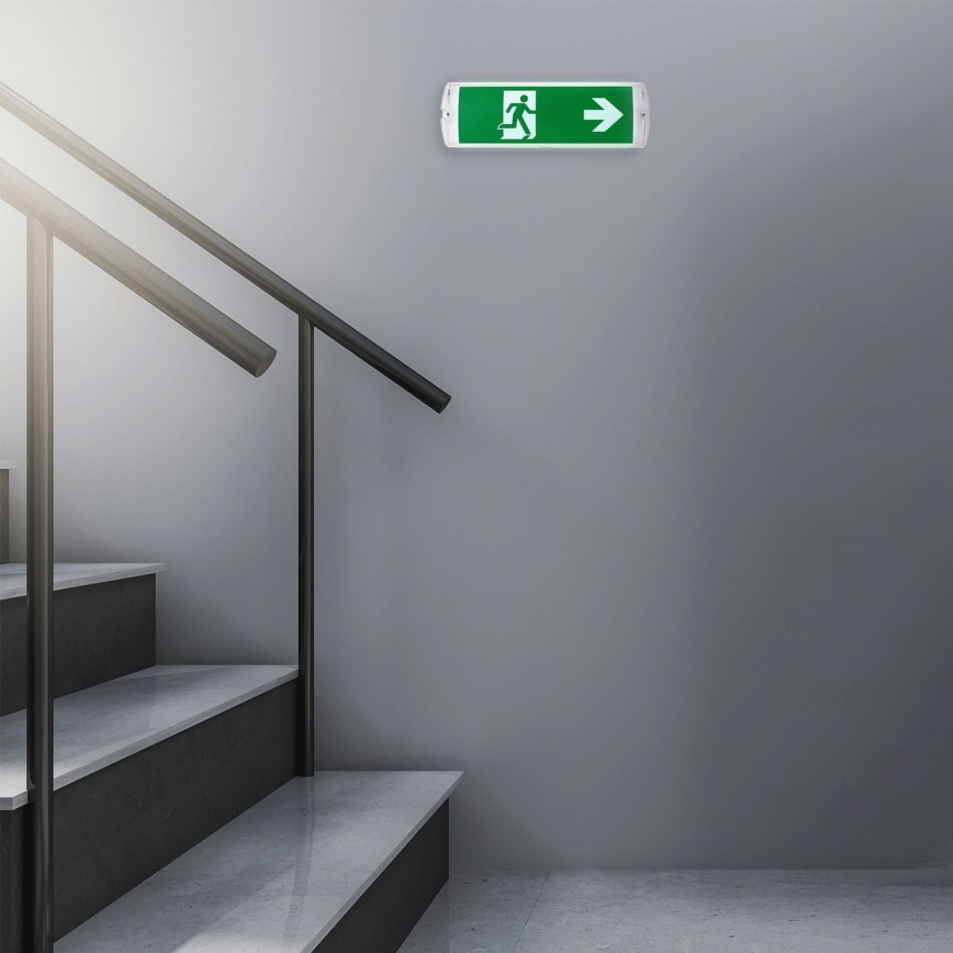 Aigostar - LED Nouzové svítidlo EMERGENCY EXIT LED/4W/230V IP65 6500K 600mAh