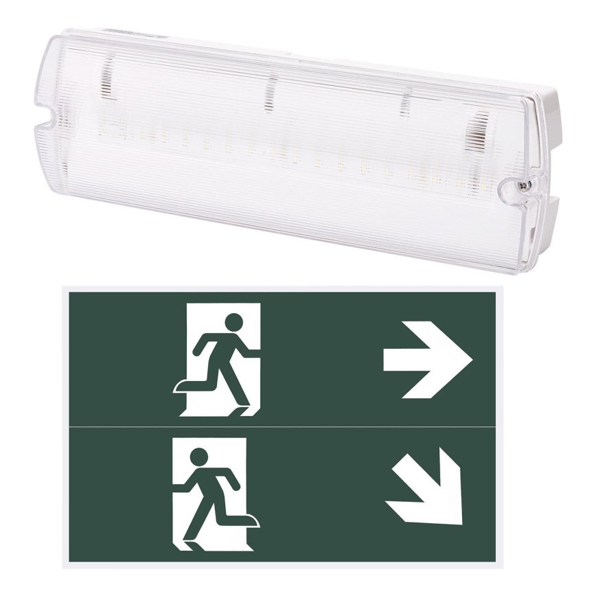 Aigostar - LED Nouzové svítidlo EMERGENCY EXIT LED/4W/230V IP65 6500K 600mAh
