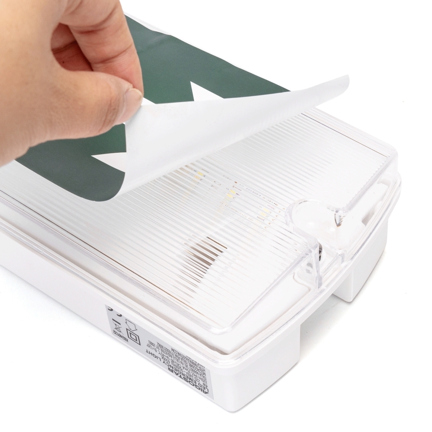 Aigostar - LED Nouzové svítidlo EMERGENCY EXIT LED/4W/230V IP65 6500K 600mAh