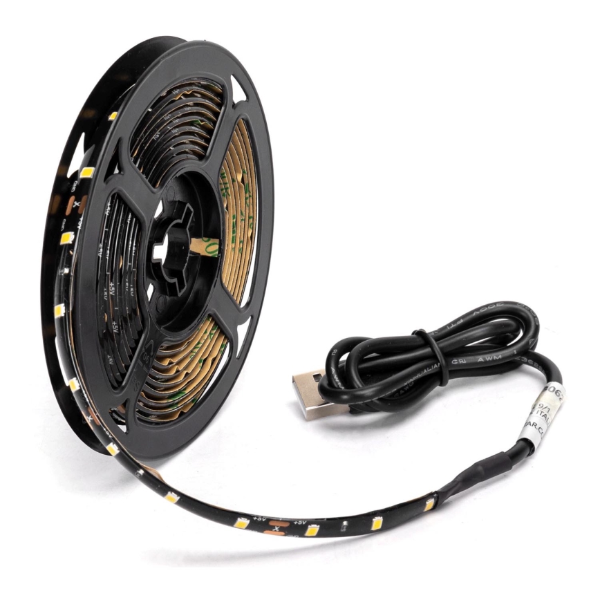 Aigostar - LED Pásek 2m LED/4,9W/5V 6500K IP65 černá