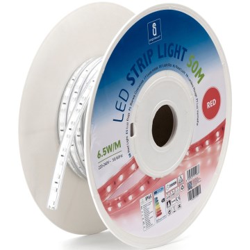 Aigostar - LED Pásek LED/325W/230V 50m červená IP65