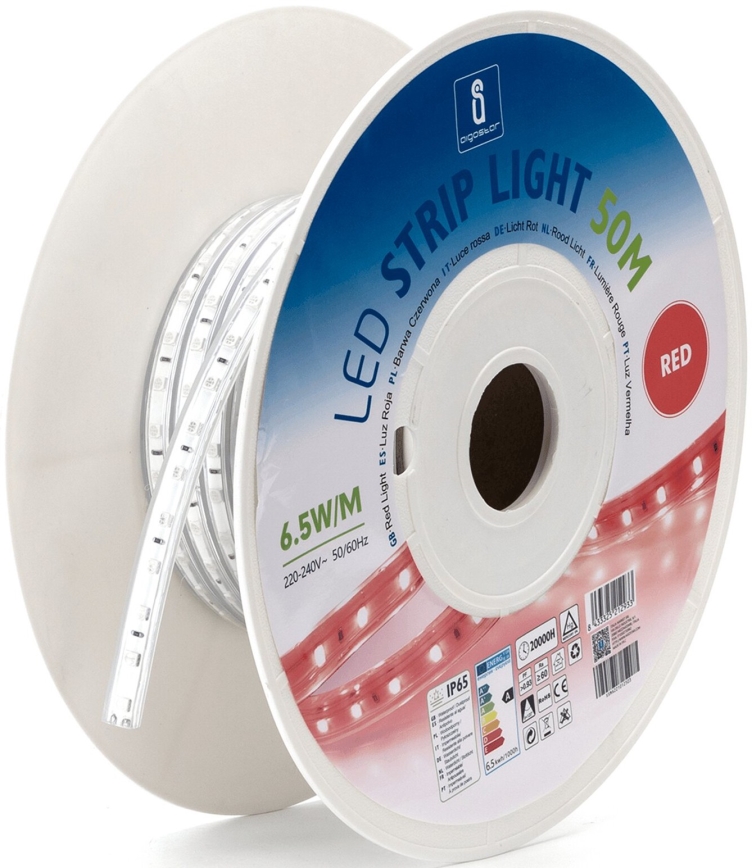 Aigostar - LED Pásek LED/325W/230V 50m červená IP65