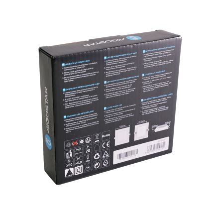 Aigostar - LED Podhledové svítidlo LED/6W/230V 3000K 12x12 cm bílá