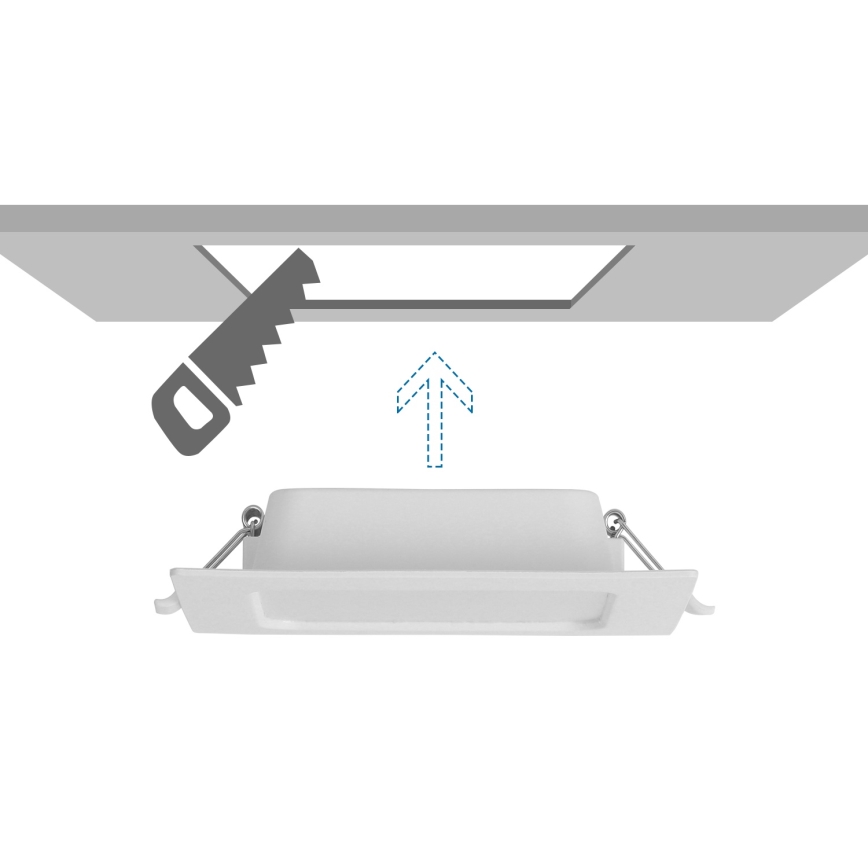 Aigostar - LED Podhledové svítidlo LED/6W/230V 6500K 12x12 cm bílá