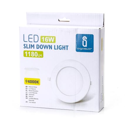 Aigostar - LED Podhledové svítidlo ULTRATHIN LED/16W/230V 4000K bílá
