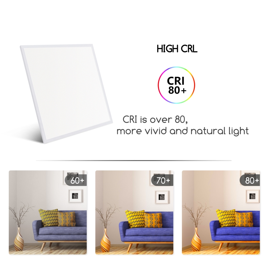 Aigostar - LED Podhledový panel LED/40W/230V 6500K 60x60cm bílá