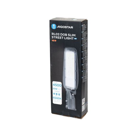 Aigostar - LED Pouliční lampa SLIM LED/50W/230V 6500K IP65