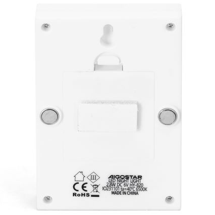 Aigostar - LED Přenosné noční svítidlo LED/4xAAA 6500K